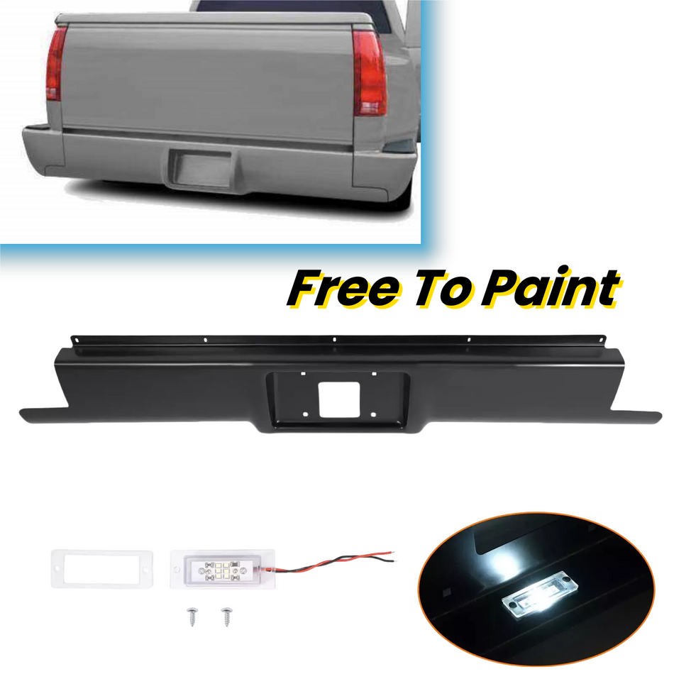 For Chevrolet GMC C1500 K1500 Stepside Flareside 1988-1998 Rear Roll Pan Steel
